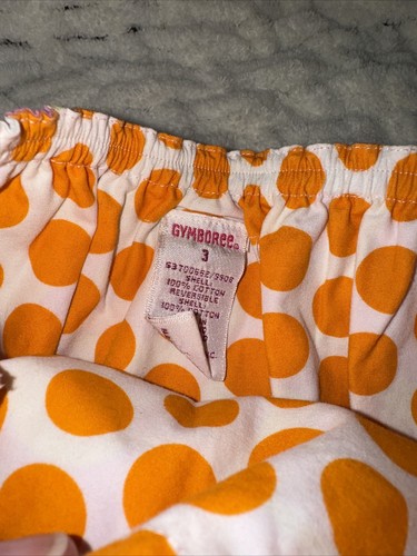 Vintage Gymboree Sunshine Daydream Shorts Skirt Top Size 3 Reversible Floral - Picture 2 of 3
