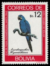 BOLIVIA 666 (Mi9740 - Hyacinth Macaw 