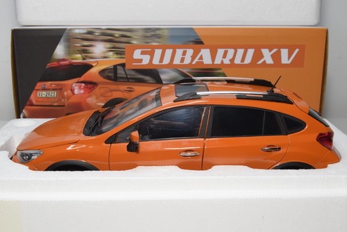 B33 1:18 SUNSTAR SUN STAR 5571 SUBARU XV 2014 TANGERINE ORANGE PEARL NMIB RARE - Picture 3 of 22