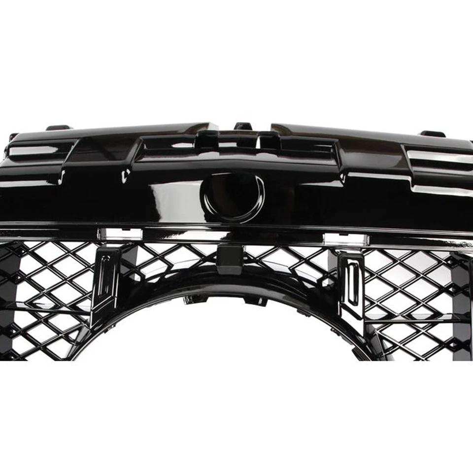 GT style Black Front Bumper Grille For Mercedes-Benz SLC Class R172 2016-2020 Foto 3 de 4