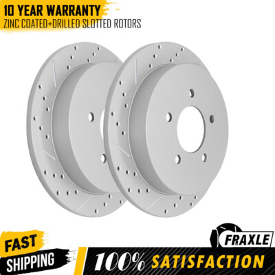 2pc Rear Brake Rotors For 2002-2010 Ford Explorer Sport Trac Mercury ...