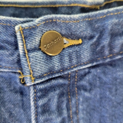 Herren Carhartt Flanell gefütterte Jeans Relaxed Fit Größe 38 x 30 - Bild 3 von 10