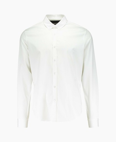 BNWOT Mens Blood Brother White Mist 16" Small Collar Long Sleeved Shirt RRP £99