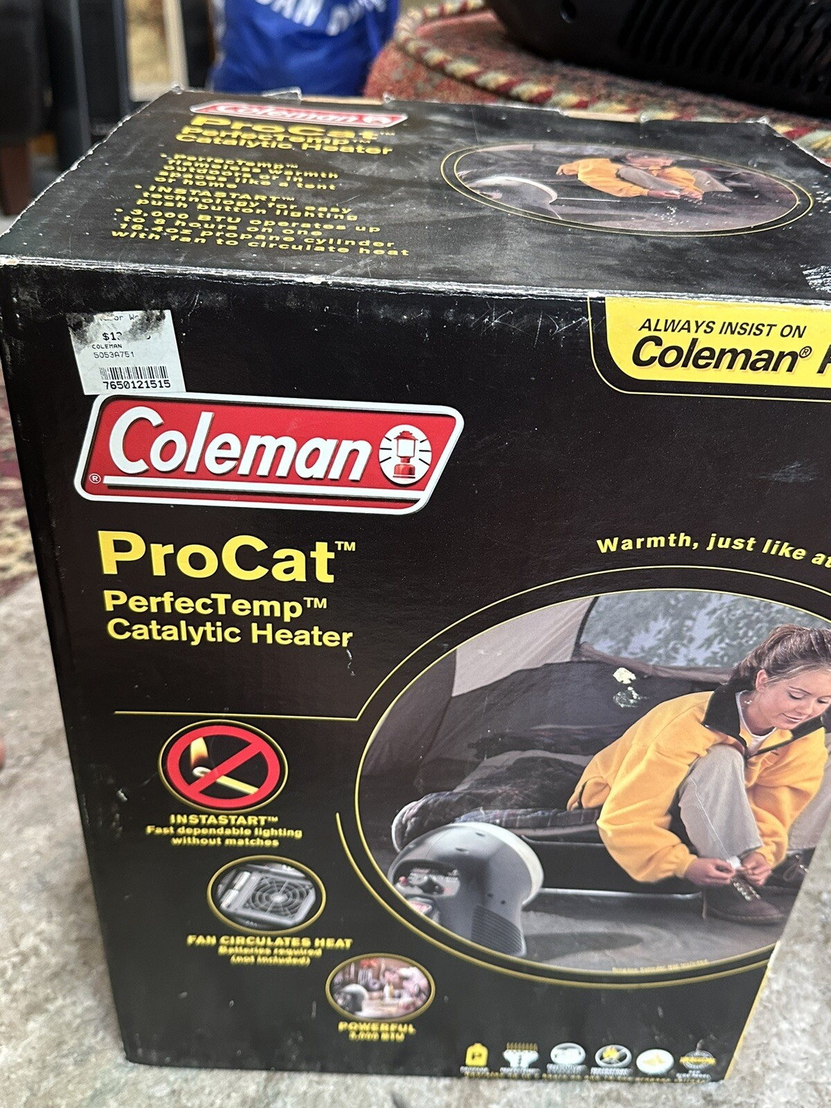 Catalytic Propane Heater 5053a751 Procat PerfecTemp 3000 BTU Coleman for  sale online | eBay
