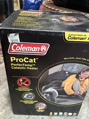 Catalytic Propane Heater 5053a751 Procat PerfecTemp 3000 BTU Coleman for  sale online | eBay