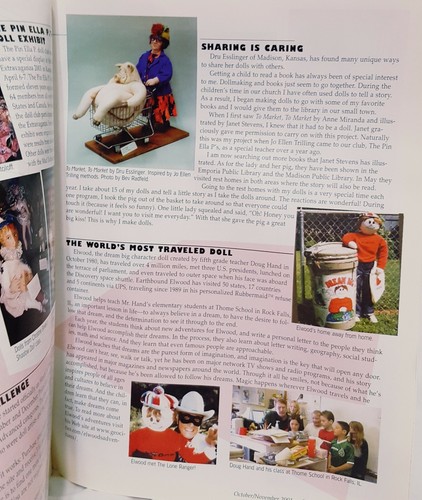 Soft Dolls & Animals Magazine November 2001 Teddy Bear Making 25 Projects Clown - Picture 9 of 11