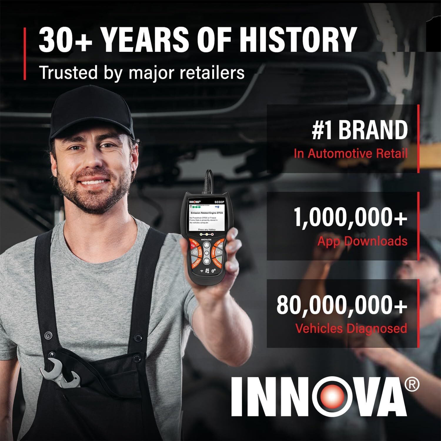 Automotive OBD2 Scanner ABS Engine Check Battery Car Diagnostic Tool Code Reader