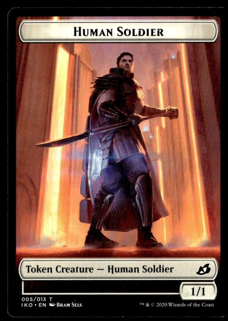 2020 Double Masters Tokens Human Soldier Token/Common #5