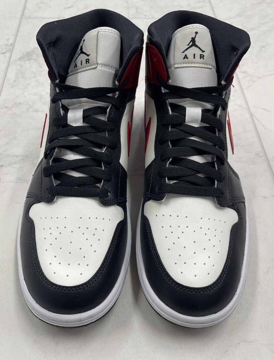 Buy Size 11.5 - Air Jordan 1 Mid Alternate Bred Toe W online | eBay