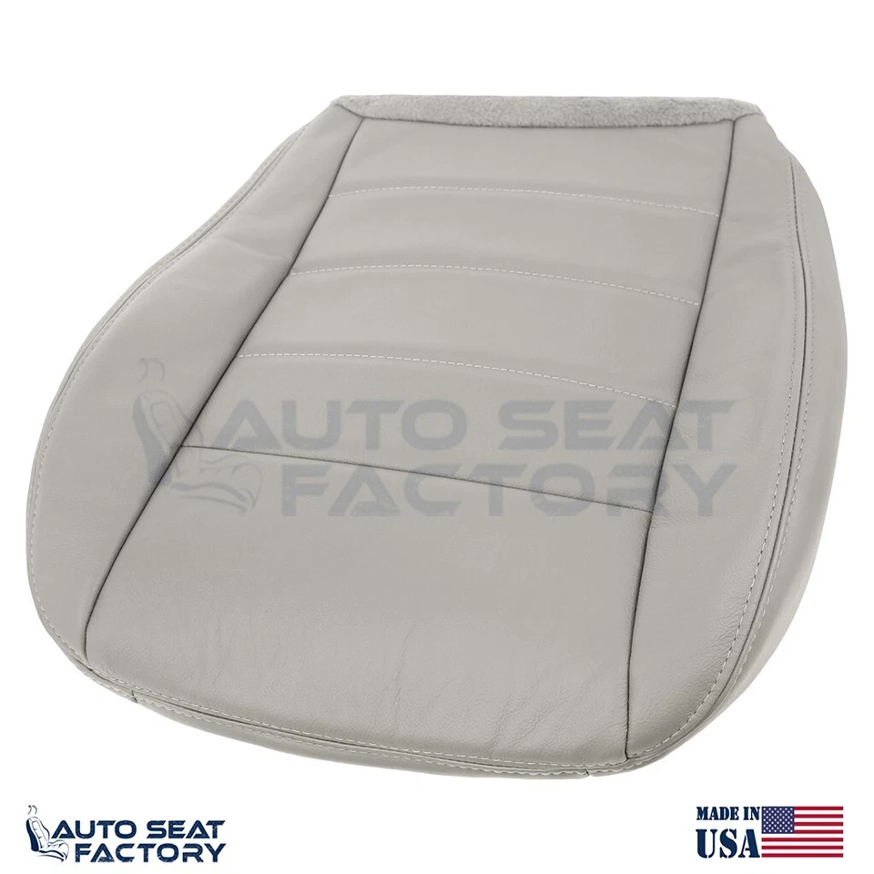 Cubierta de asiento de vinilo de piedra gris lisa inferior del conductor Dodge Magnum 2006-2008 Foto 4 de 4