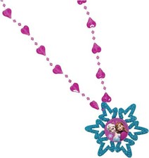 Frozen Disney Princess Movie Kids Birthday Party Favor Snowflake Necklace