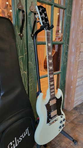 Gibson SG Standard Electric Guitar Classic White with Deluxe Soft Case - Picture 4 of 18