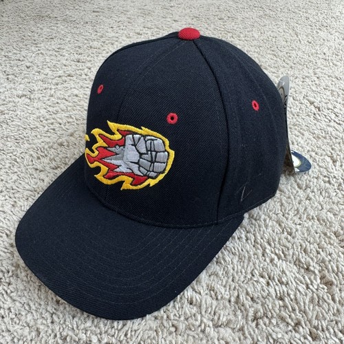 New York New Jersey Metrostars MLS Hat Zephyr Fitted 7 1/8 Black Team Logo Cap