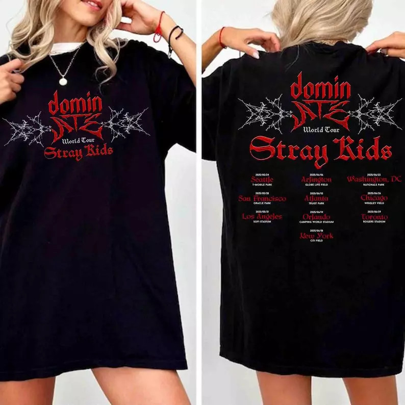 Stray Kids dominate World Tour 2025 Shirt, Stray kids Shirt, Stray Kids ATE