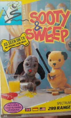 Sooty & Sweep (Alternative 1986) Commodore 64 (Tape, Box, Manual) works 8-bit