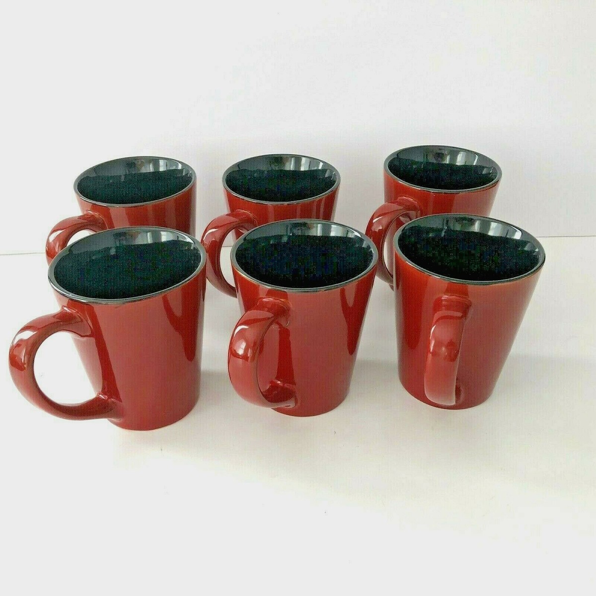 Stoneware Pfaltzgraff Aria Red Aria Red Mug Set Of By Pfaltzgraff