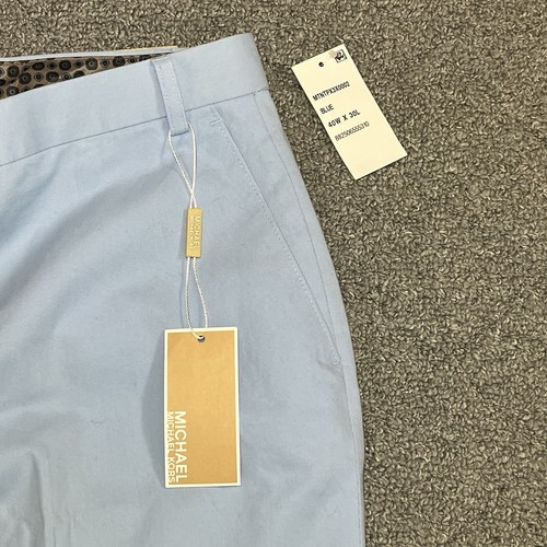 New Michael Kors Khaki Pants Mens Size 40X30 Baby Blue Style MTNTP - Picture 5 of 12
