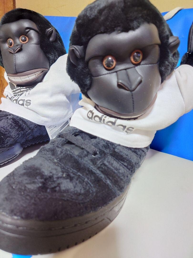 Adidas x Jeremy Scott sneakers Gorilla US 11.5 Men's Black From