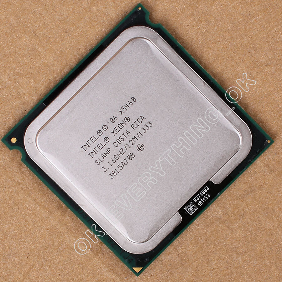 Intel Xeon X5460 CPU Quad-Core 3.16 GHz 12M 1333MHz Socket 771 processor  SLANP
