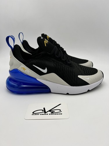 Nike Air Max 270 (GS) Größe 7Y (Damen 8,5) schwarz/weiß/Game Royal UVP 130 $