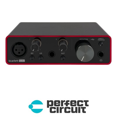 Focusrite Scarlett Solo Gen 3 Audio Recording INTERFACE USED 