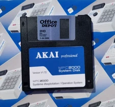 Akai MPC 2000 OS Ver. 1.72 Floppy Disk Boot Disk Operating System