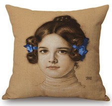 Kissenbezug Canvas-Stoff Jugendstil Kunst Franz von Stuck Mary Stuck