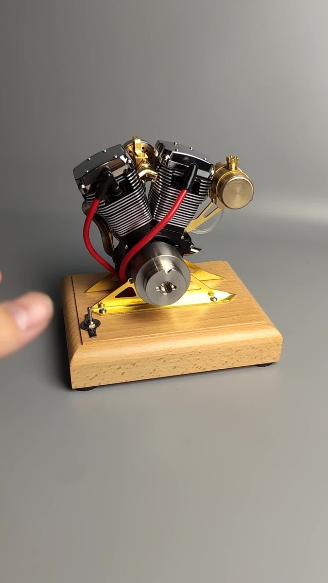 4.2CC Mini V2 Engine OHV V-Twin Motorcycle Engine Model Science