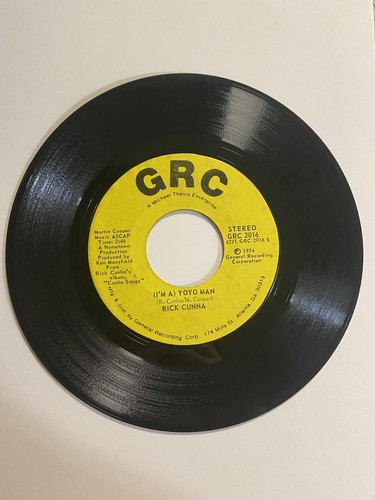 1973 Vinyl 45 Record Rick Chunha I’m Ashamed sV57 - Picture 2 of 2