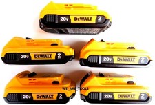  5  Dewalt 20V DCB203 2.0 AH MAX XR Batteries 20 Volt For Drill, Saw