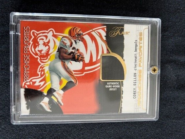 Corey Dillon  Certified Game Used Jersey  Card  (Inventory #B)