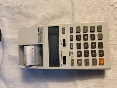 Casio Printing Calculator  HR-10 AD-4180 Taschenrechner