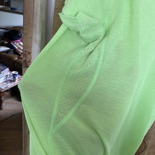 Top da corsa Bins Under Armour Streaker manica corta giallo fluo/verde - Foto 4 di 9