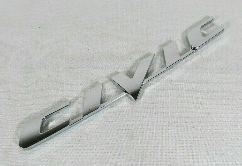 06-11 Honda Civic Emblem Rear Trunk Chrome Badge Back Nameplate Symbol Logo Sign