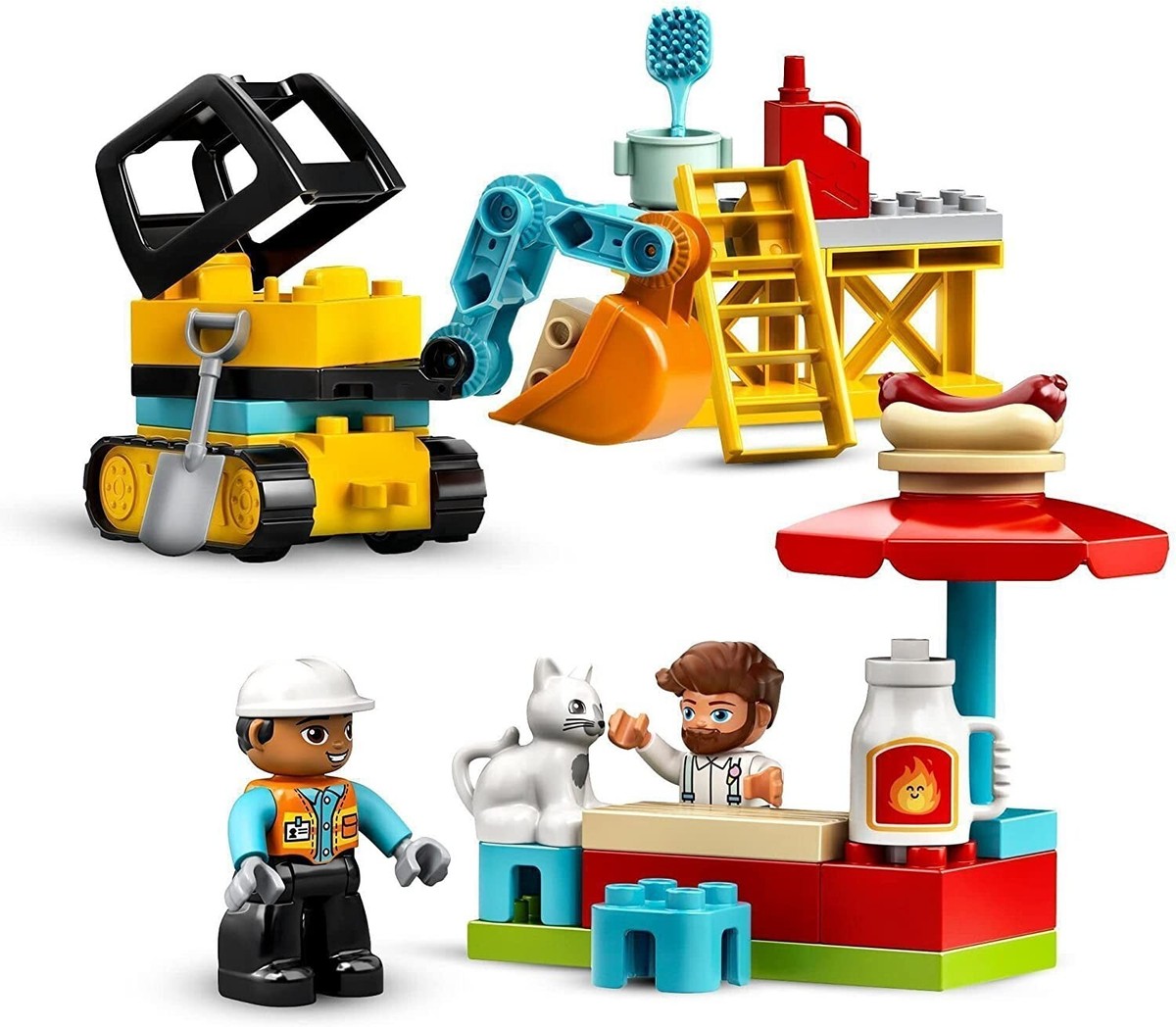 Lego Duplo 10933 TOWN CRANE AND CONSTRUCTION BUILDING New Sealed