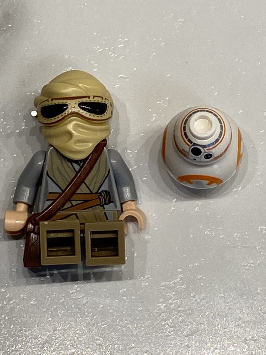 LEGO Rey BB-8 minifigure only Star Wars The Force Awakens Episode