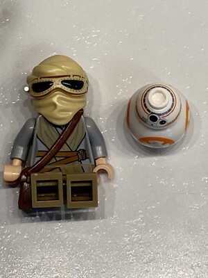 LEGO Rey BB-8 minifigure only Star Wars The Force Awakens Episode