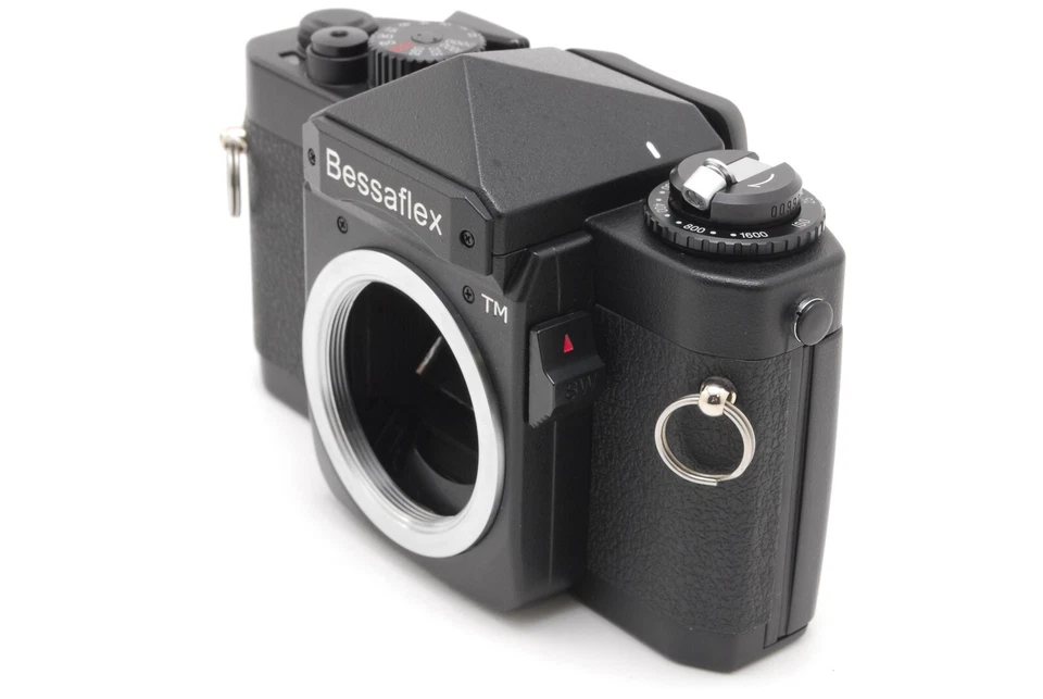 【NEUWERTIG】Voigtländer Bessaflex TM analoge Spiegelreflexkamera schwarz 35 mm Gehäuse - Bild 2 von 4