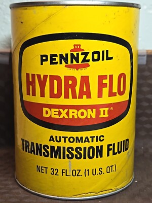 *VINTAGE PENNZOIL HYDRA FLO DEXRON 2 AUTOMATIC TRANSMISSION FLUID 1 Q FULL