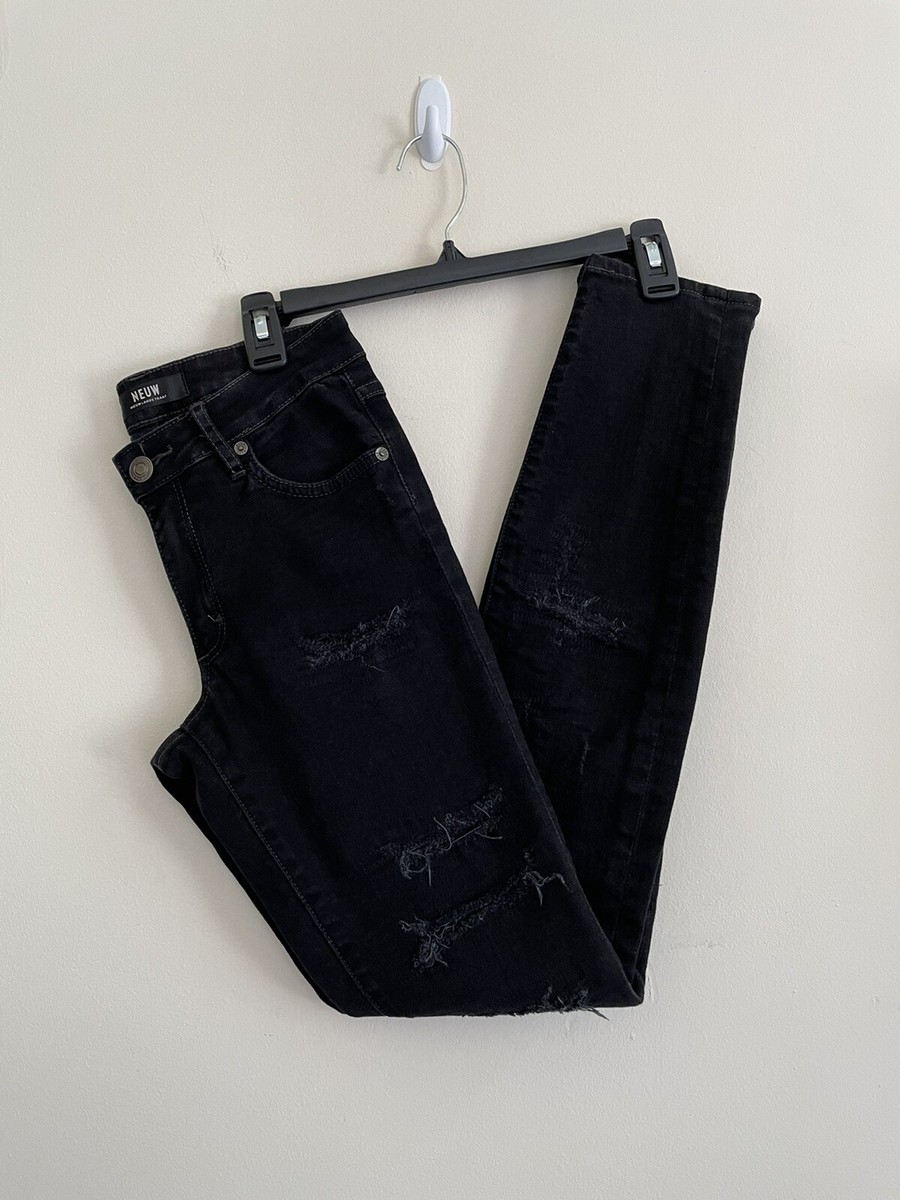 Neuw Denim Razor Skinny Jeans Size 8R 26 32 Women's Black
