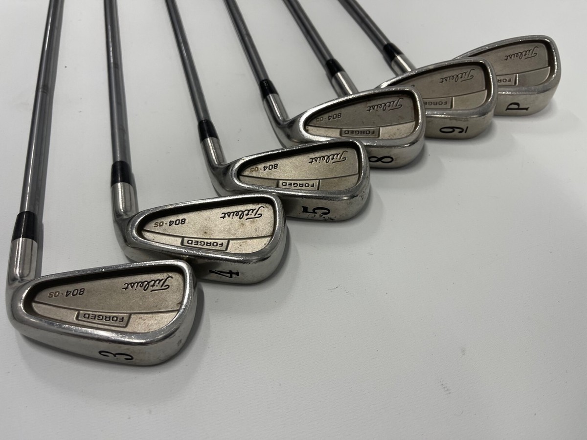 Titleist 804 OS 3-PW No 6 Iron Set Right Hand Regular Graphite