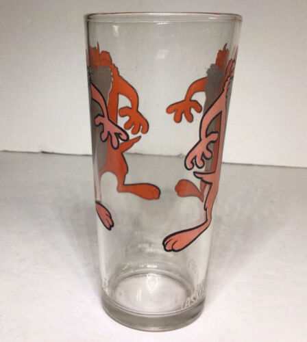 Pepsi Warner Bros Looney Tunes Taz Glass Tasmanian Devil 15 Oz 1973 Vtg - Picture 2 of 14