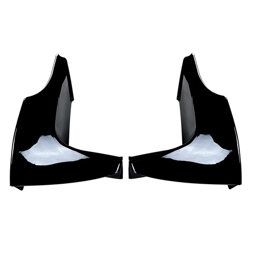 Gloss Black Front Bumper Side Spoiler Cover For BMW 1 Series E82 1M 2011-2013 - Picture 2 of 9