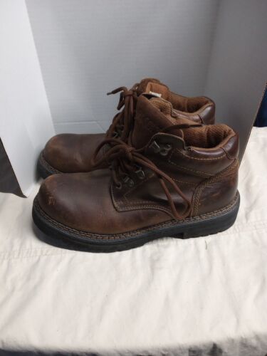RJ Colt Brown Work Utility Combat Boots - Men's Size 10 M - Picture 3 of 6