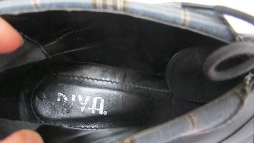 Size 7.5/41 Black Leather Ankle Boots- DIVA- Lace Up- Low Heel- VGC - Picture 5 of 6