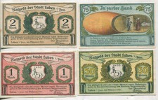 Pieniądze awaryjne:Labes Pommern 4 sztuki (638)