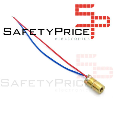 2x Diodi Laser Punto Rosso 4.5V 650 NM 20mA 1000h 12x23mm REF0025 - Foto 5