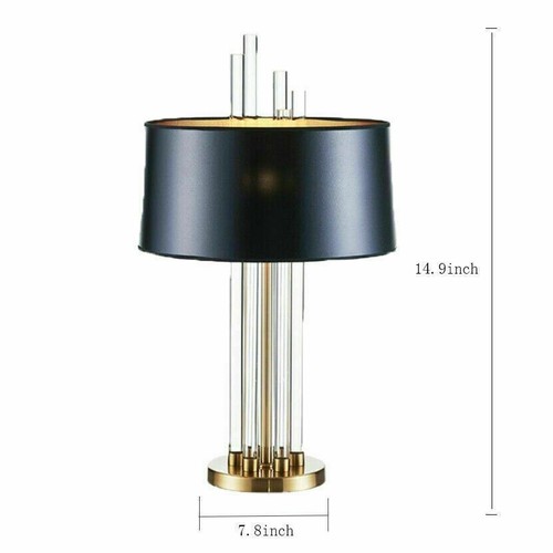 Nordic Black Iron Table Light Desk Lamp Bedside Reading Lighting Nightstand Lamp - Picture 9 of 9