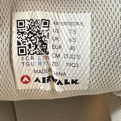 Airwalk Schuhe Sneaker Smile Smiley Face Gelb Herren US 7,5 - Neu ohne Karton - Bild 12 von 13