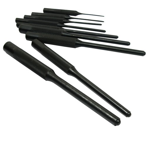 9PCS Forged Steel Roll Pin Punch w/Double Face Hammer Rifle Gunsmithing Jewelers - Picture 3 of 11